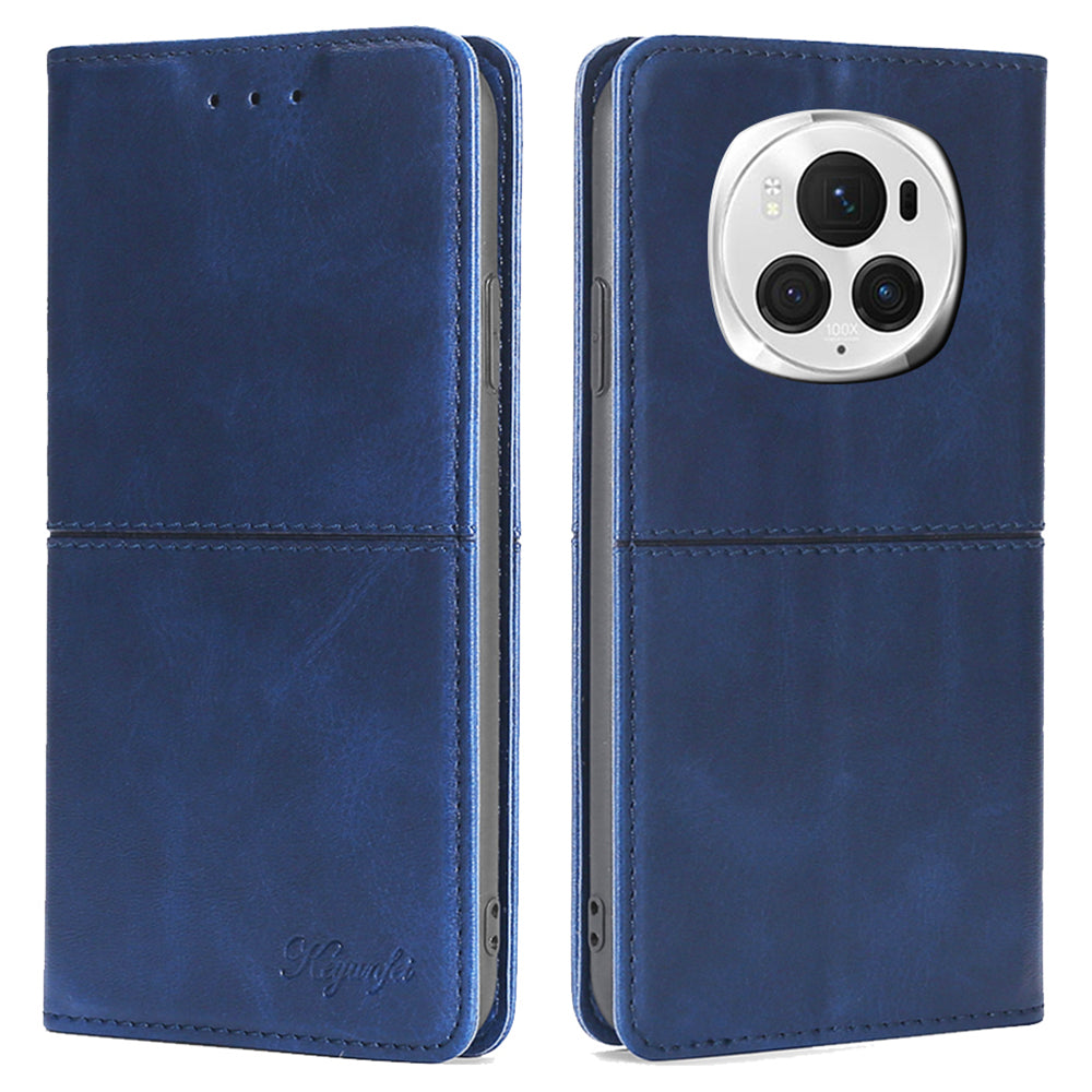For Honor Magic6 Pro 5G Case Cowhide Texture Anti-Scratch Leather Phone Cover with Card Slots For Honor Magic6 Pro 5G Case Cowhide Texture Anti-Scratch Leather Phone Cover with Card Slots